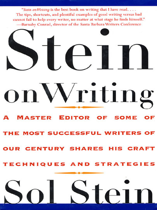 Title details for Stein On Writing by Sol Stein - Available